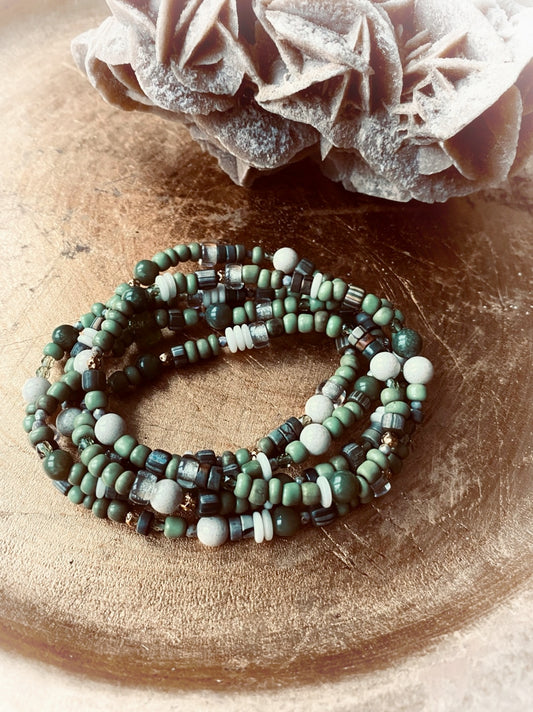 A889 - Wickelarmband Green Fantasy 3
