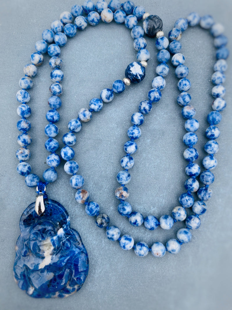 M147 -Blue Laughing Buddha