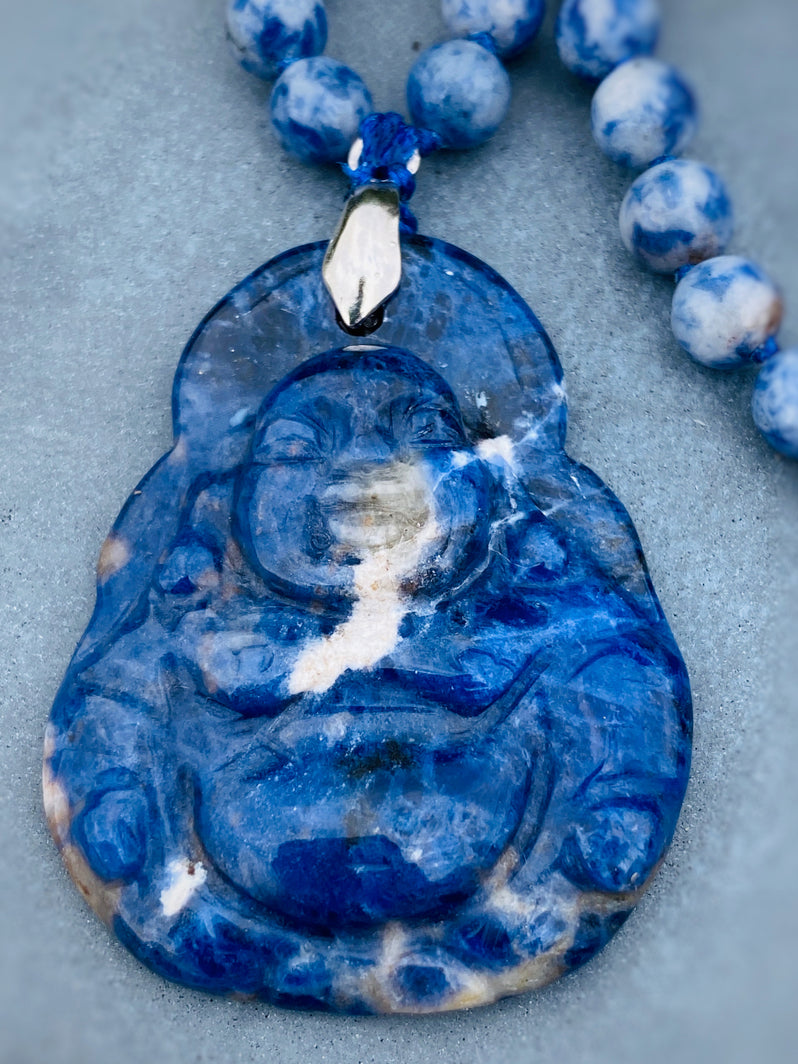 M147 -Blue Laughing Buddha