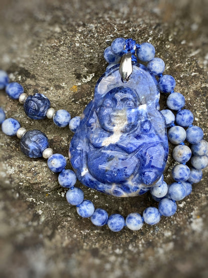 M147 -Blue Laughing Buddha