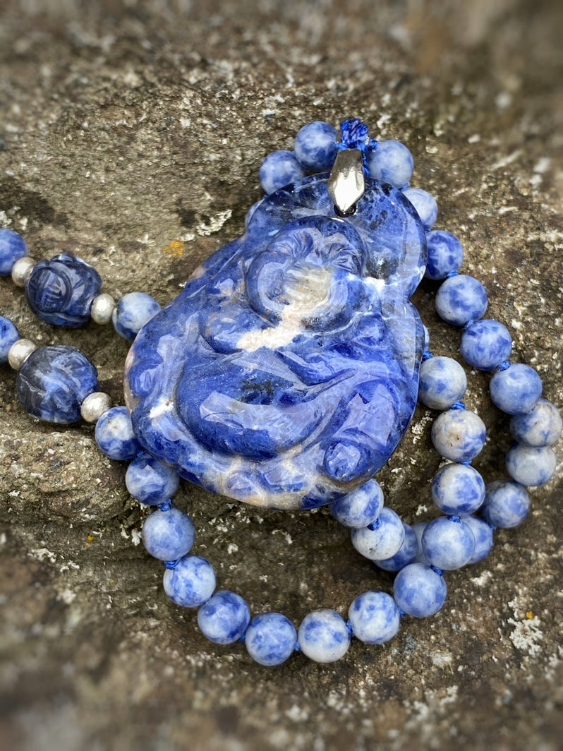 M147 -Blue Laughing Buddha