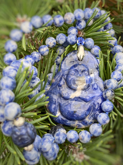 M147 -Blue Laughing Buddha