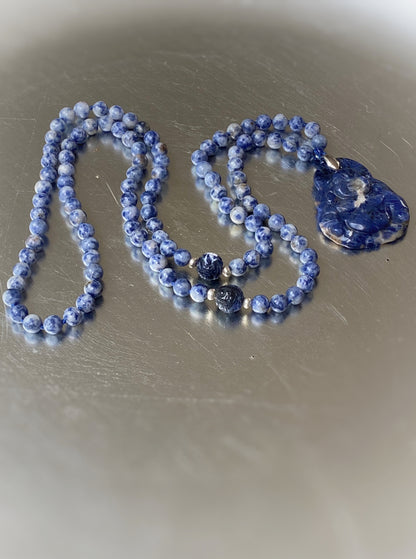 M147 -Blue Laughing Buddha