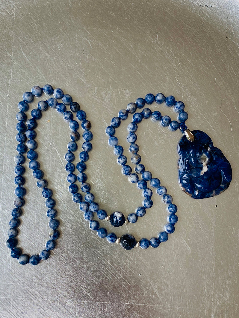 M147 -Blue Laughing Buddha