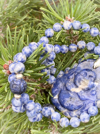 M147 -Blue Laughing Buddha