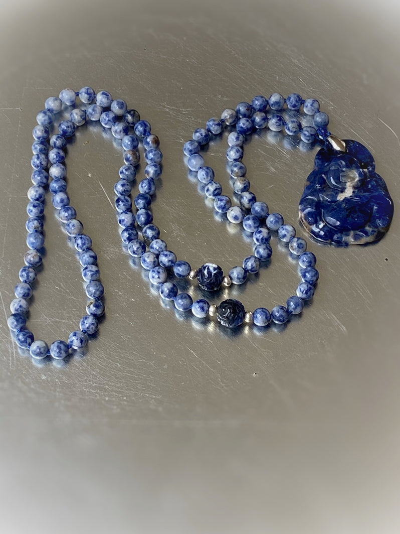 M147 -Blue Laughing Buddha