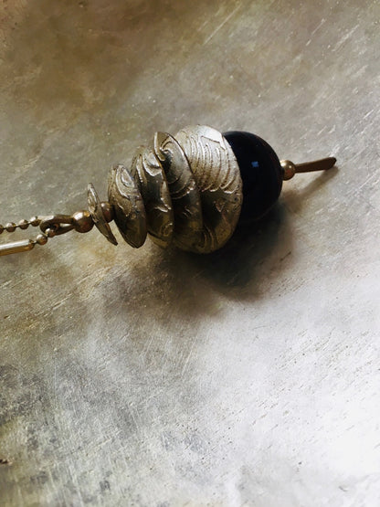 Z072 - Boho-Kette mit Tigerauge