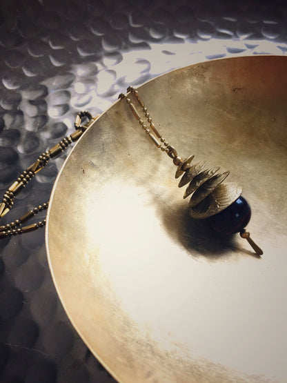 Z072 - Boho-Kette mit Tigerauge